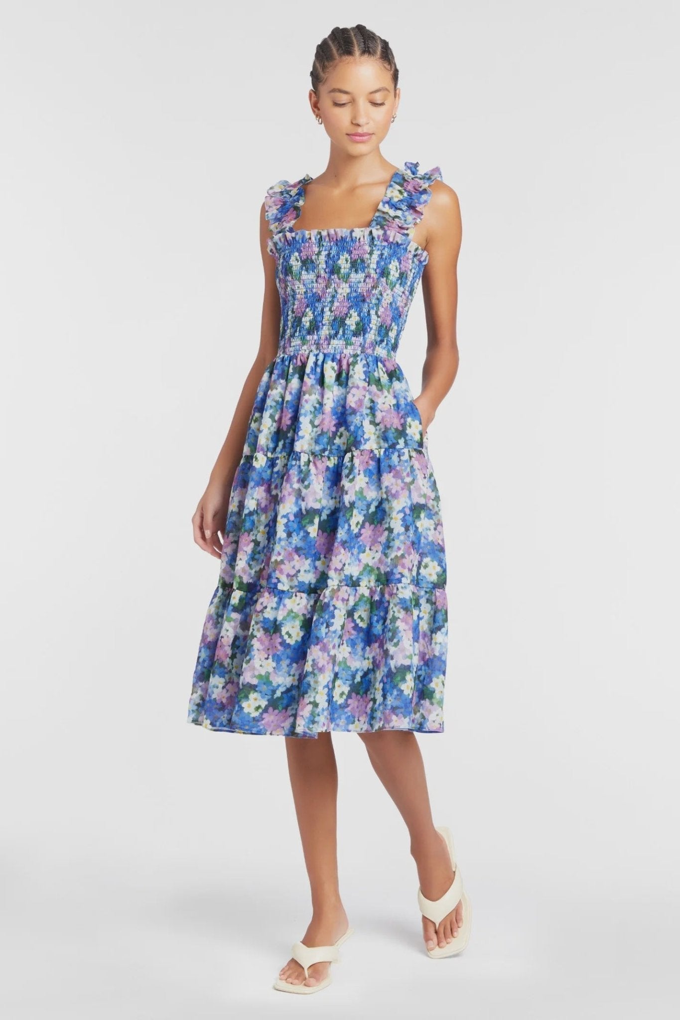 Adelene Midi Dress - Endless Waves