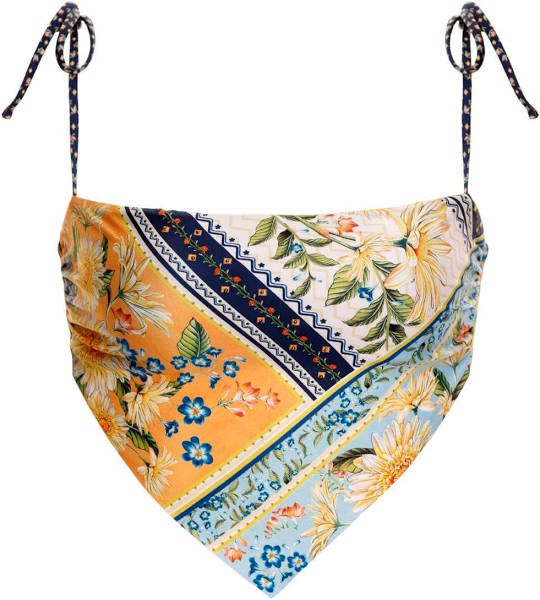 Agua Bendita Agua Bendita Daicy Bandeau Bikini Top Endless Waves