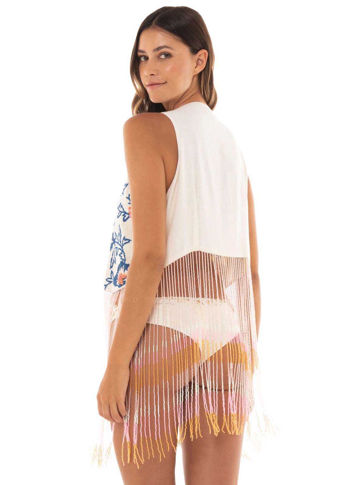 Agua Bendita Agua Bendita Embroidered Otis Vest Endless Waves