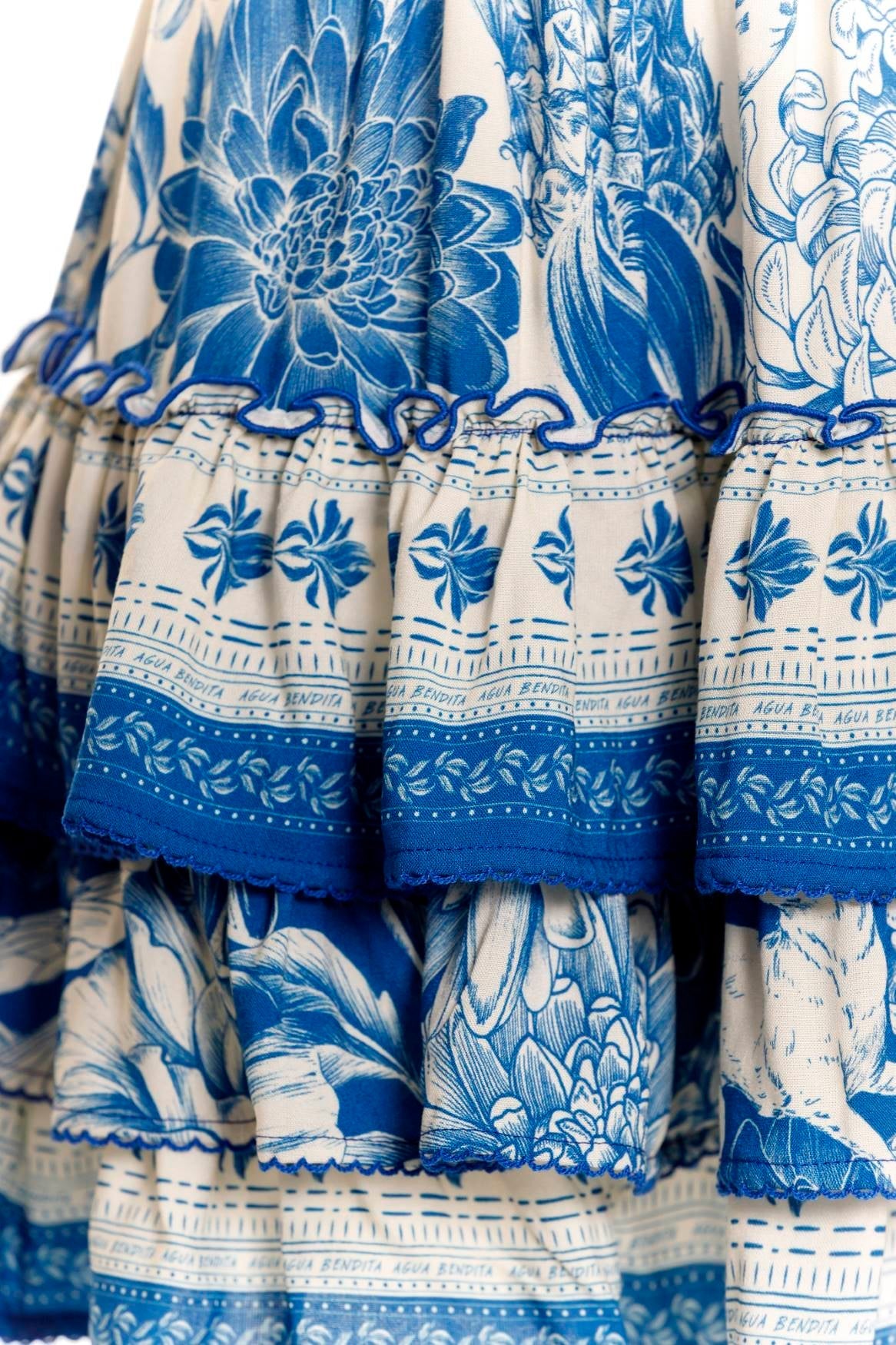 Agua Bendita Wats Maona Mini Dress - Endless Waves