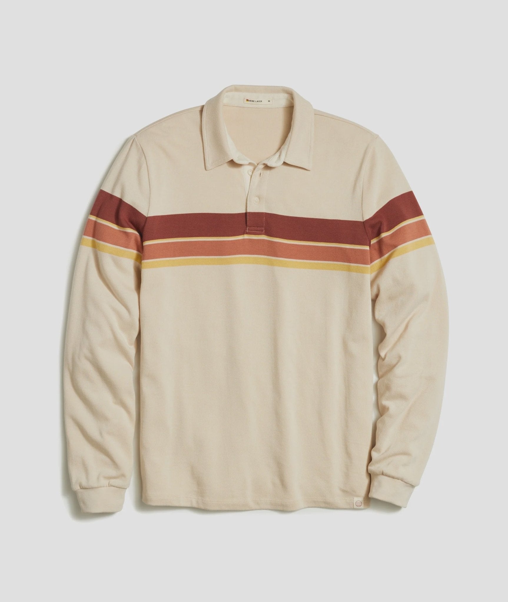 Marine Layer Marine Layer Alexander Rugby Polo Endless Waves