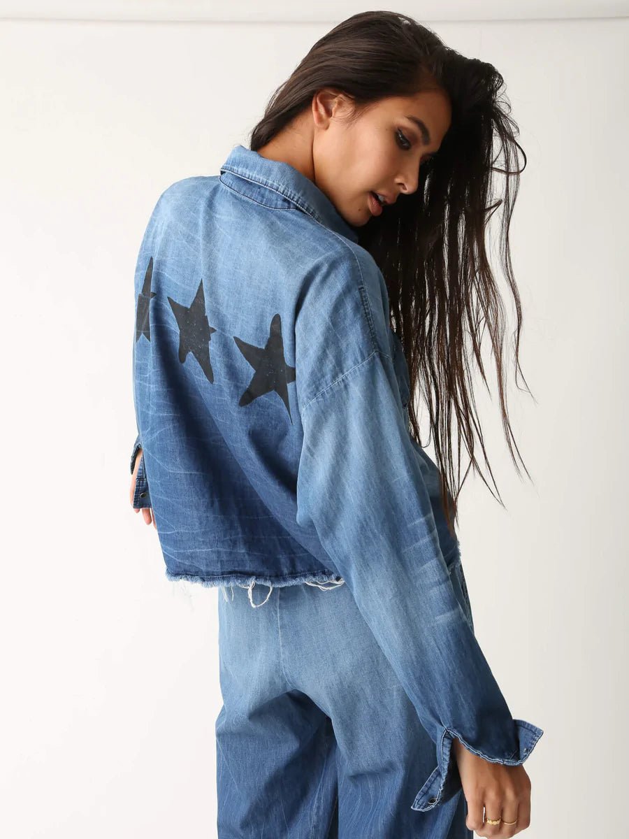 Alexis Button Down - Endless Waves