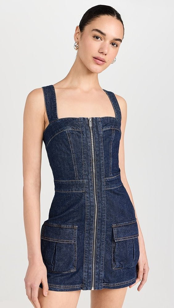 Amanda Uprichard Gage Denim Dress - Endless Waves