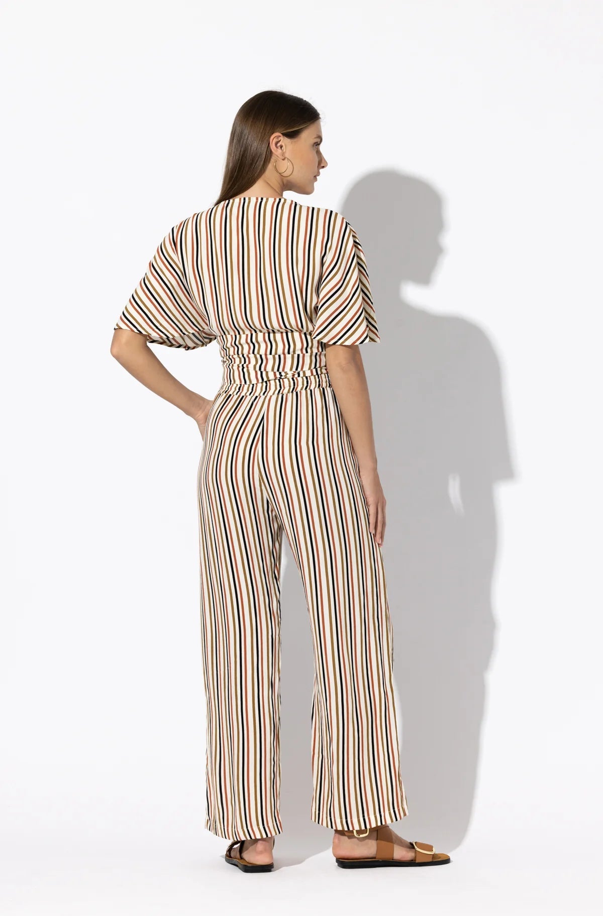 Andrea Crepe Wrap Top - Endless Waves