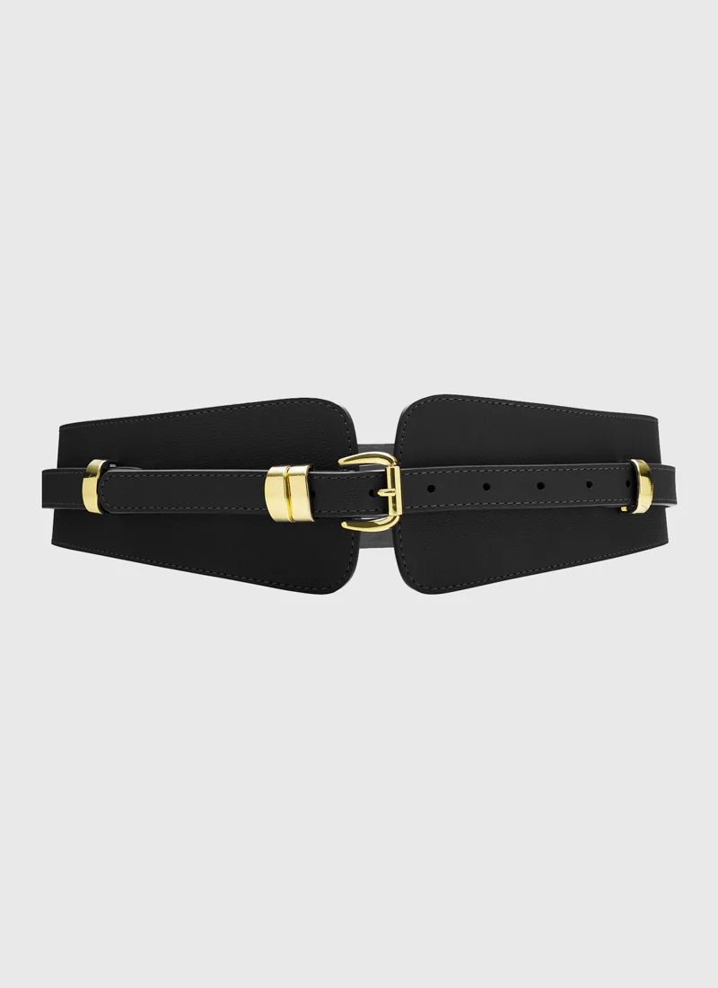 Aqua Blu Corset - Style Double Belt - Endless Waves