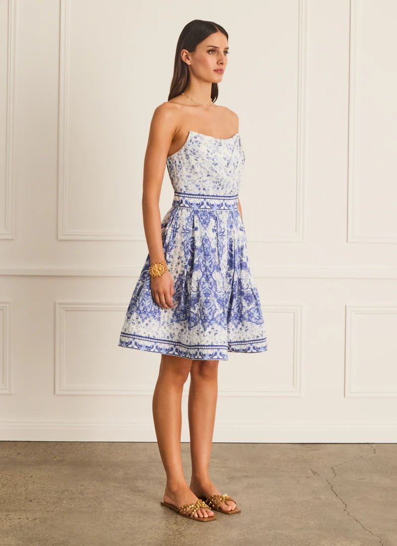 Aqua Blu Willow Simone Mini Dress - Endless Waves