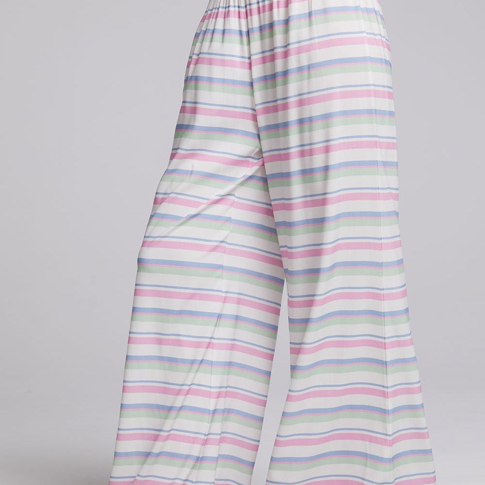 Chaser Chaser Striped Bari Trouser Endless Waves