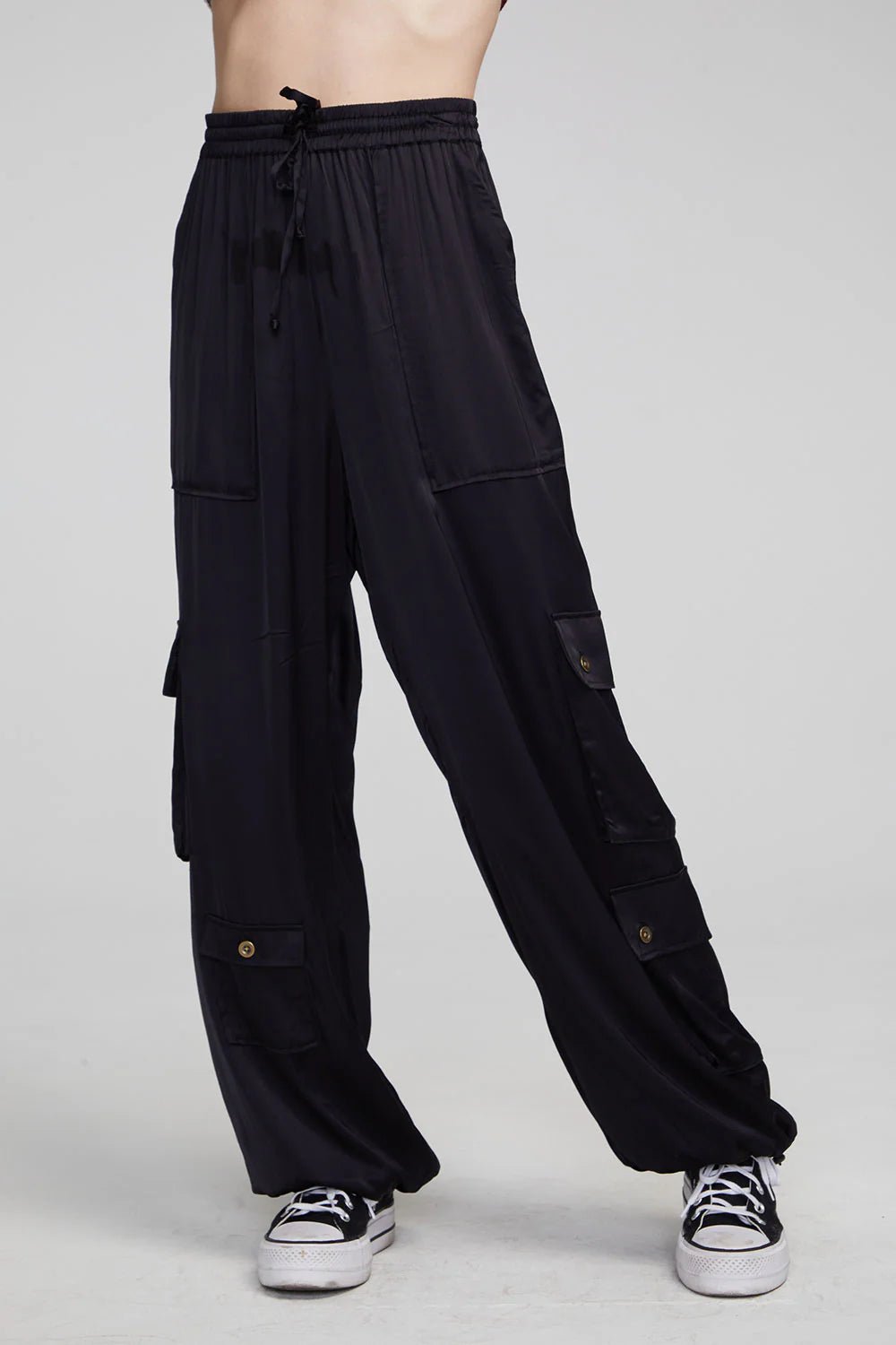 Billyy Shadow Black Trousers - Endless Waves
