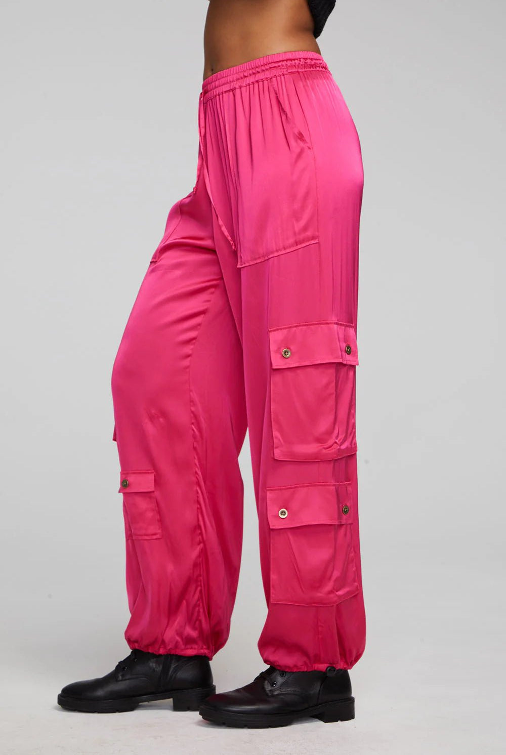Chaser Chaser Silky Cargo Trousers Endless Waves