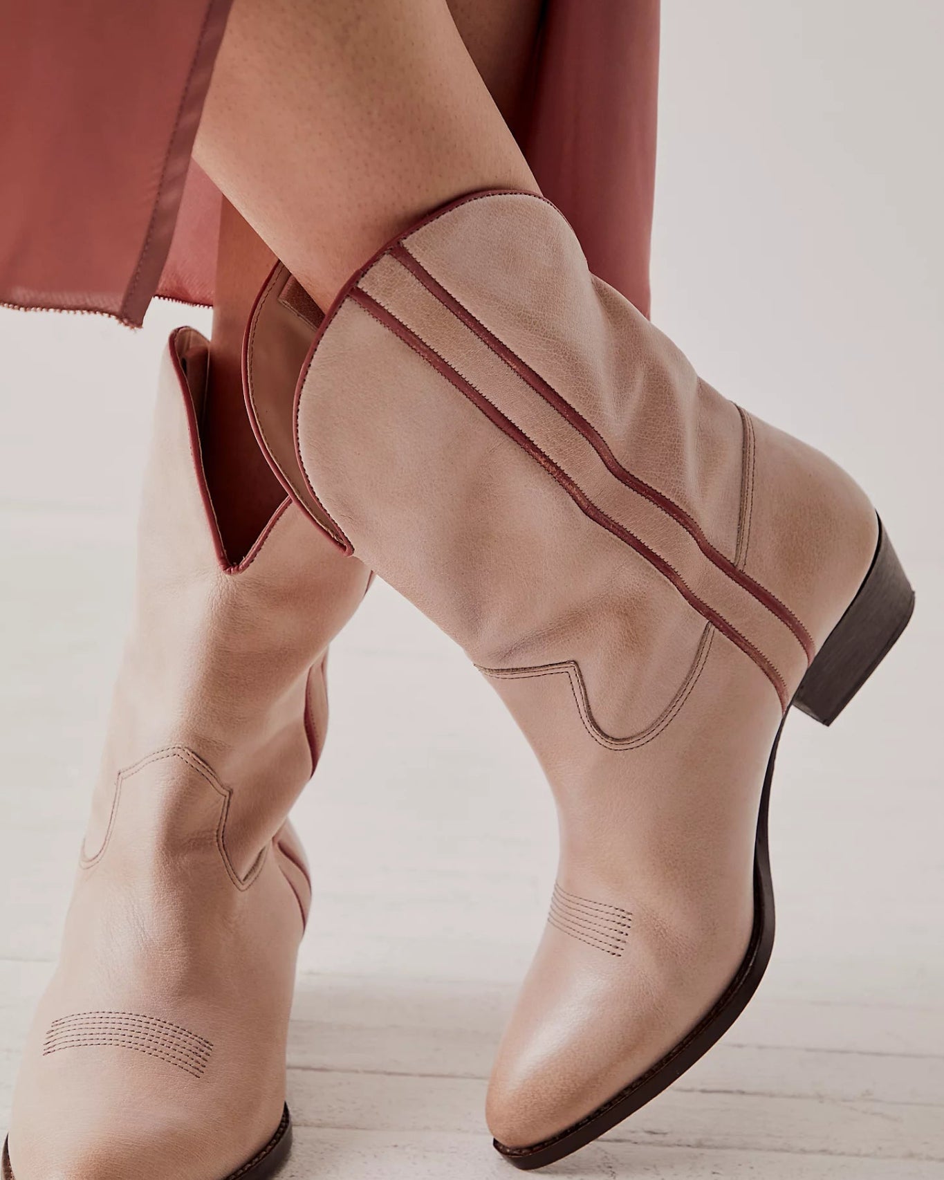 Free People Free People Borderline Western Boots Endless Waves