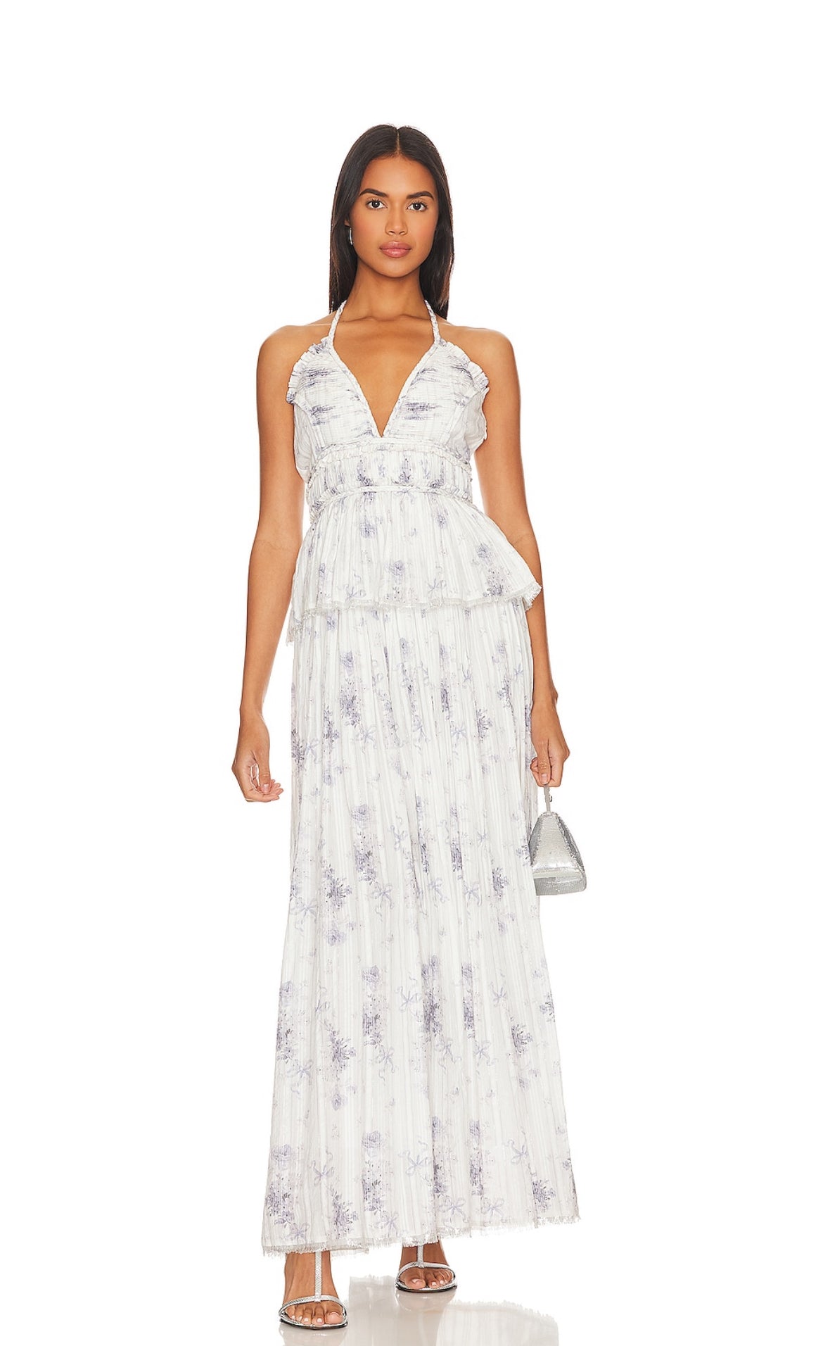 LoveShackFancy LoveShackFancy Briar Maxi Dress Endless Waves