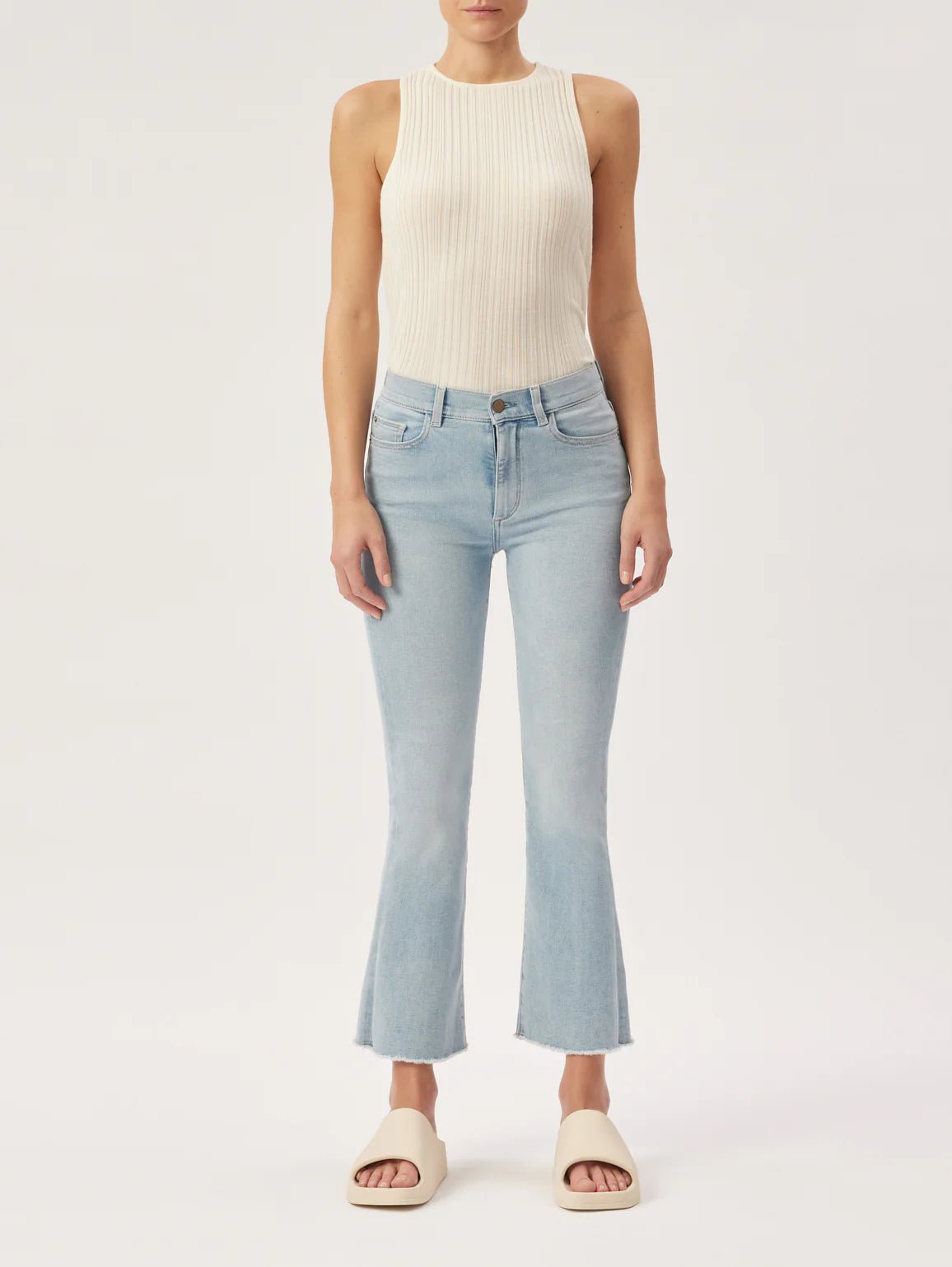 DL1961 DL1961 Bridget Boot High Rise Crop Endless Waves