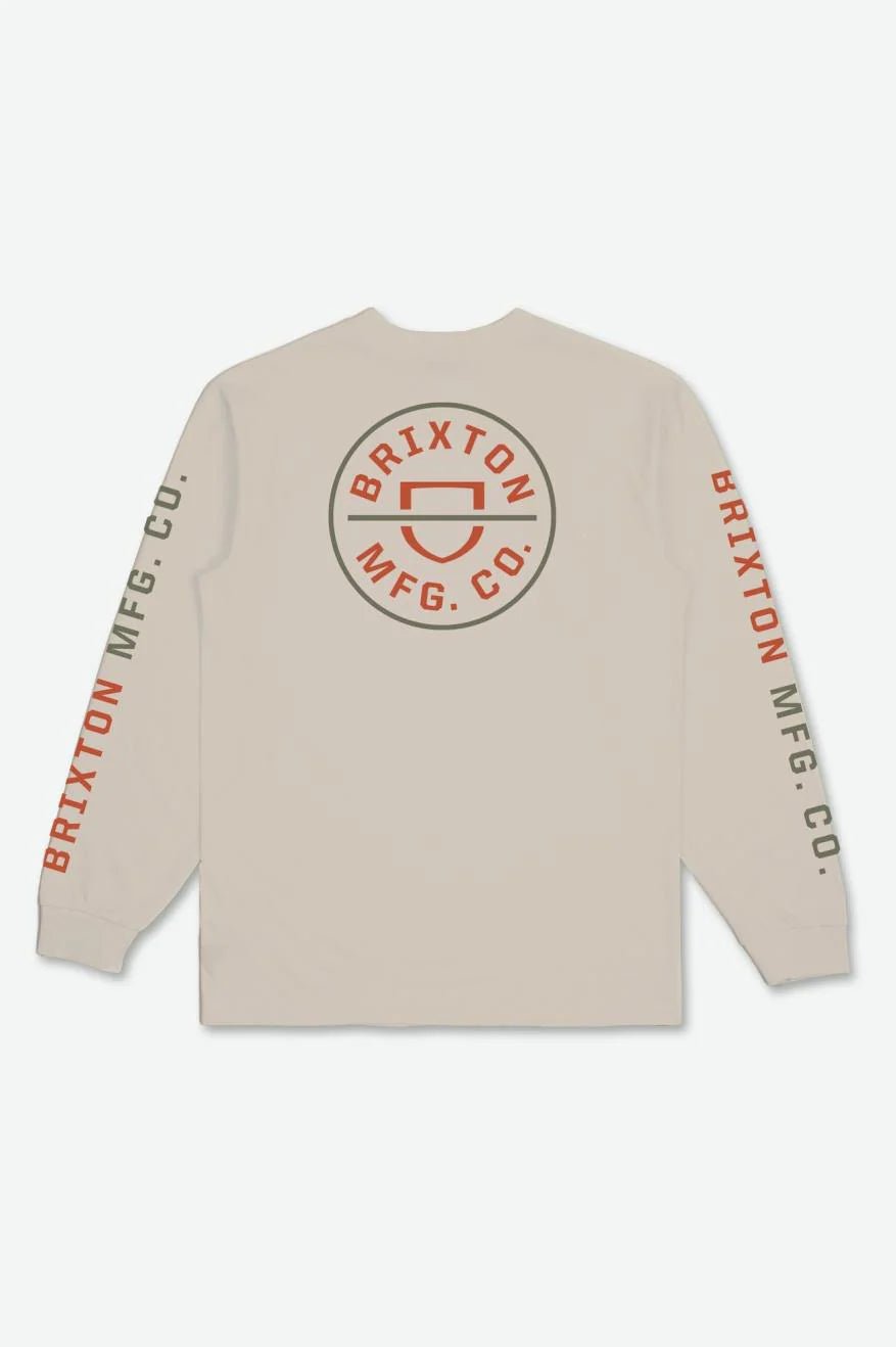 Brixton Brixton Crest Long Sleeve Tee - Final Sale Endless Waves