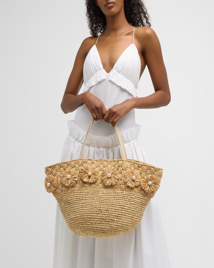 BTB Los Angeles Imanta Floral Tote - Endless Waves