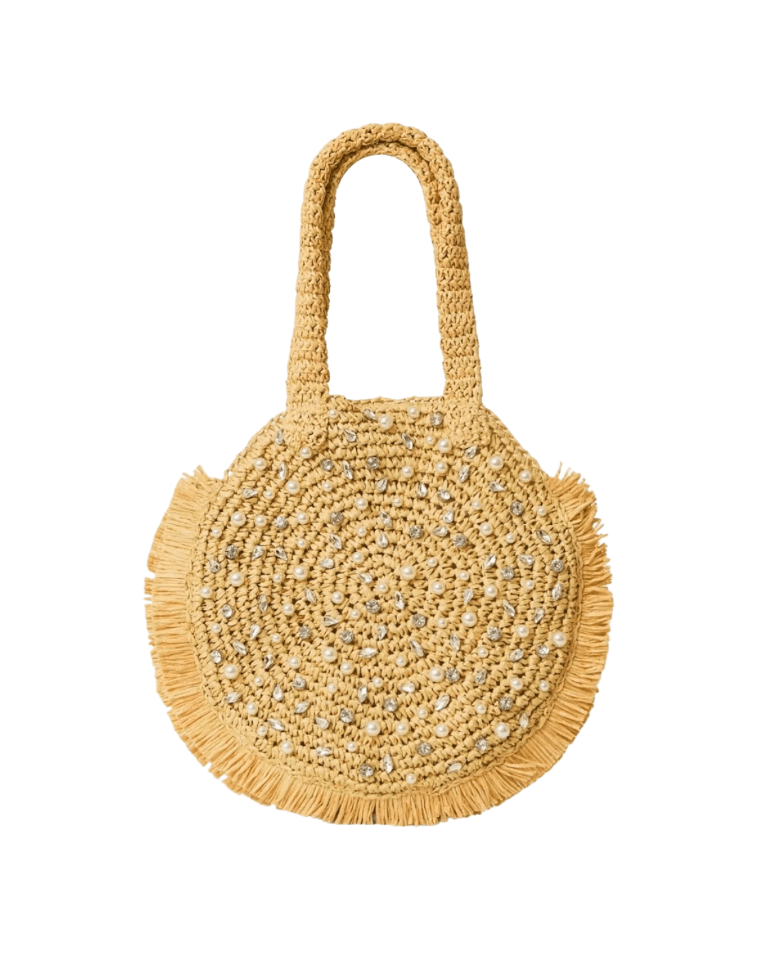 btb los angeles BTB Los Angeles Nia Round Crystal Bag Endless Waves