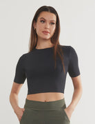 Butter Cropped Tee - Endless Waves