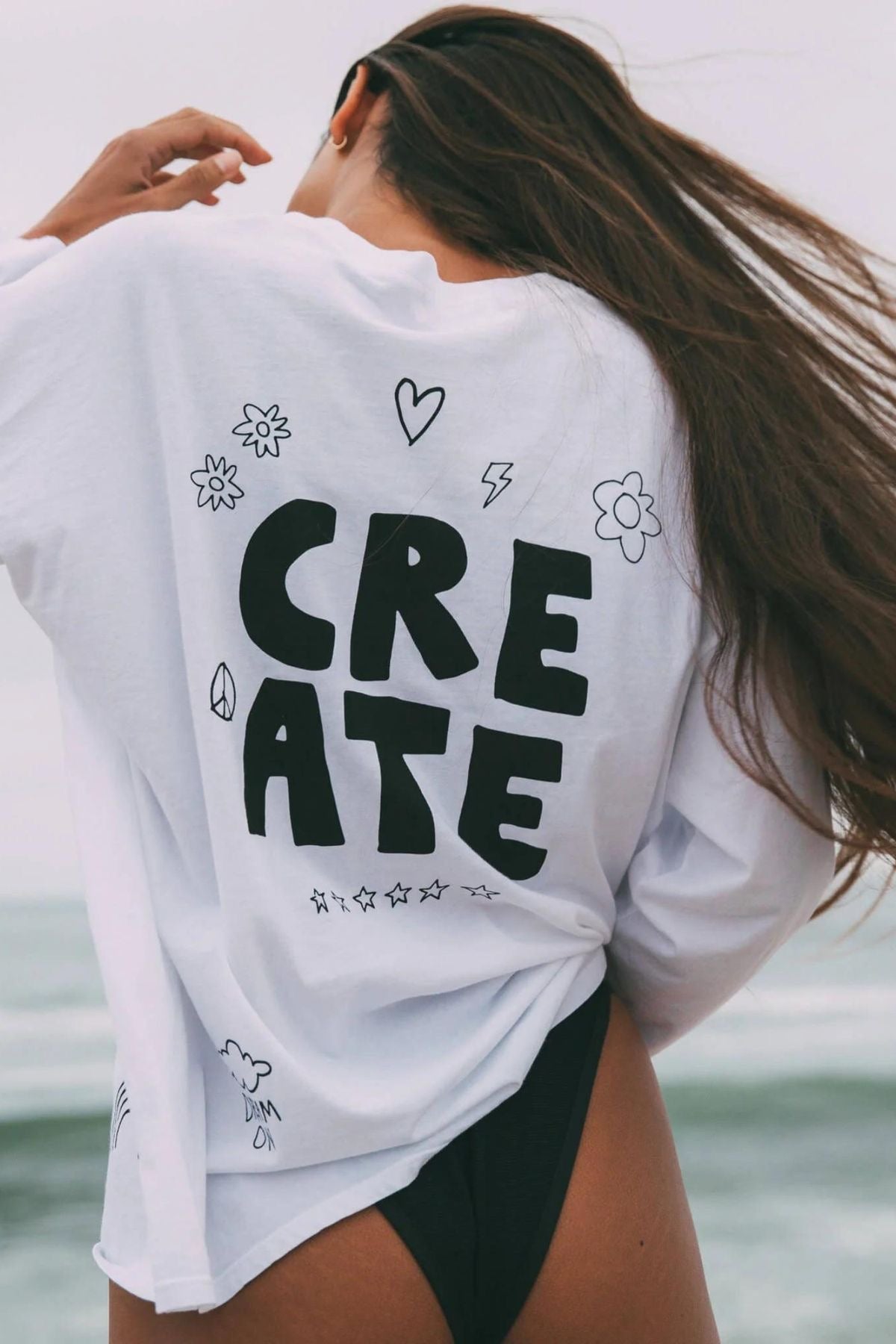 Electric & Rose Electric & Rose Camden Boyfriend Tee Endless Waves