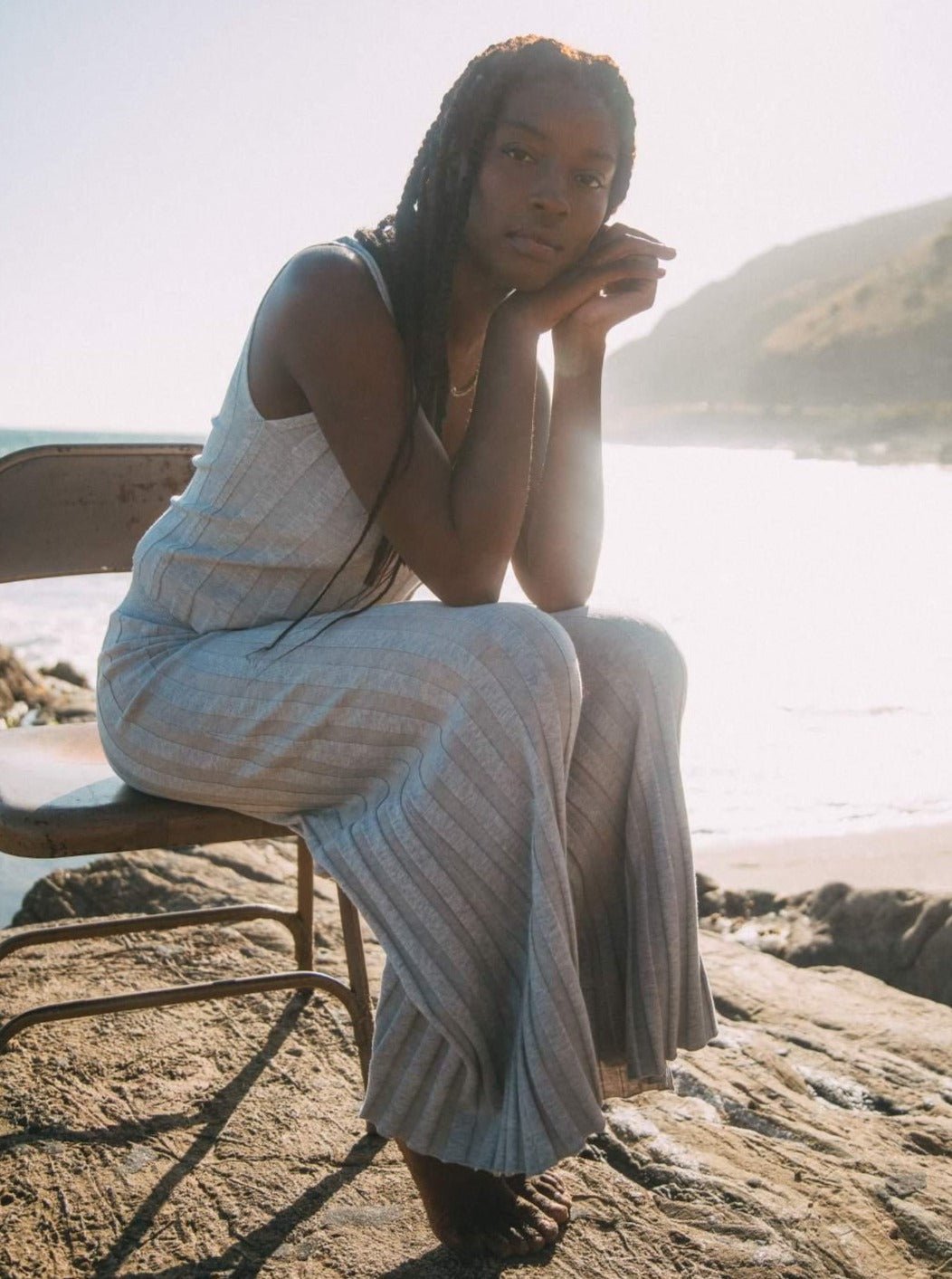 Electric & Rose Electric & Rose Carmel Ribbed Knit Pant Endless Waves