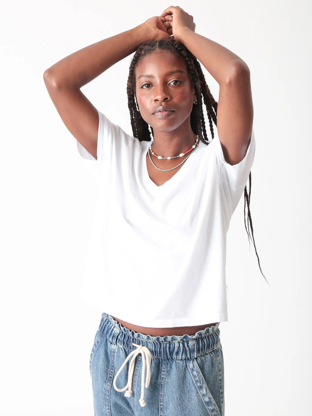 Electric & Rose Electric & Rose Chase V Neck Tee Endless Waves