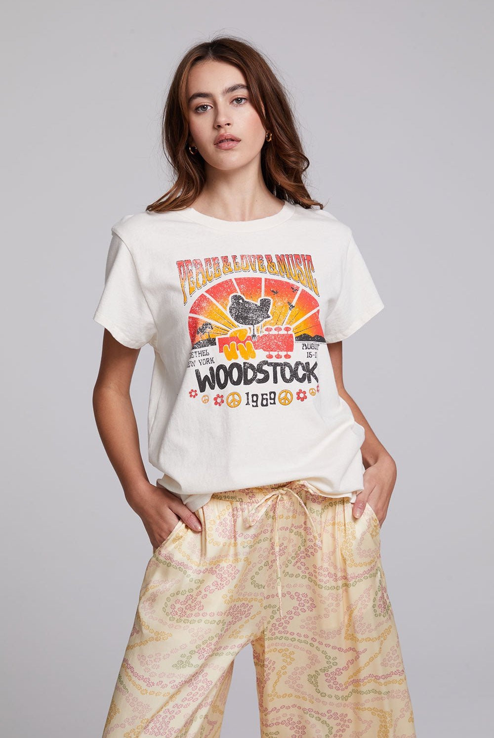 Chaser Chaser Relaxed Fit Woodstock Tee Endless Waves