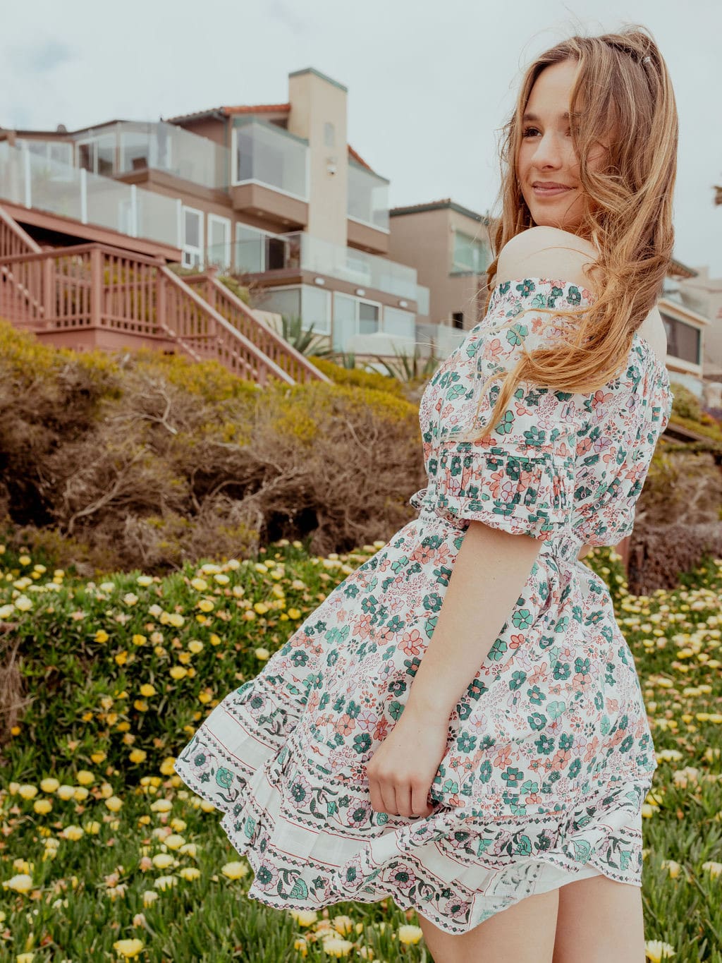 Cleobella Mara Mini Dress - Endless Waves