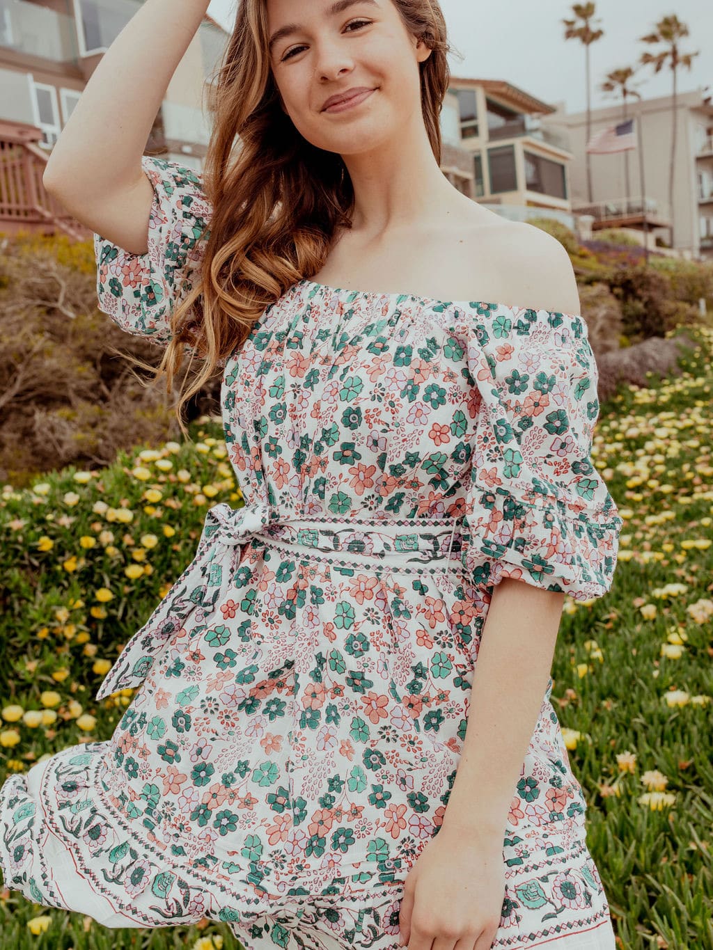 Cleobella Mara Mini Dress - Endless Waves