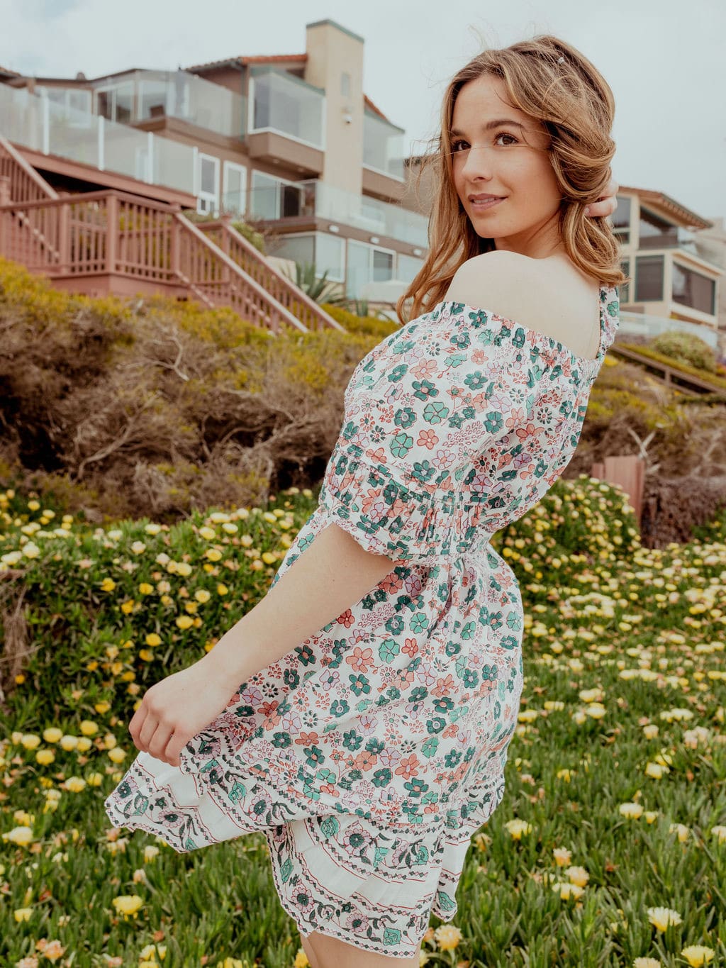 Cleobella Mara Mini Dress - Endless Waves