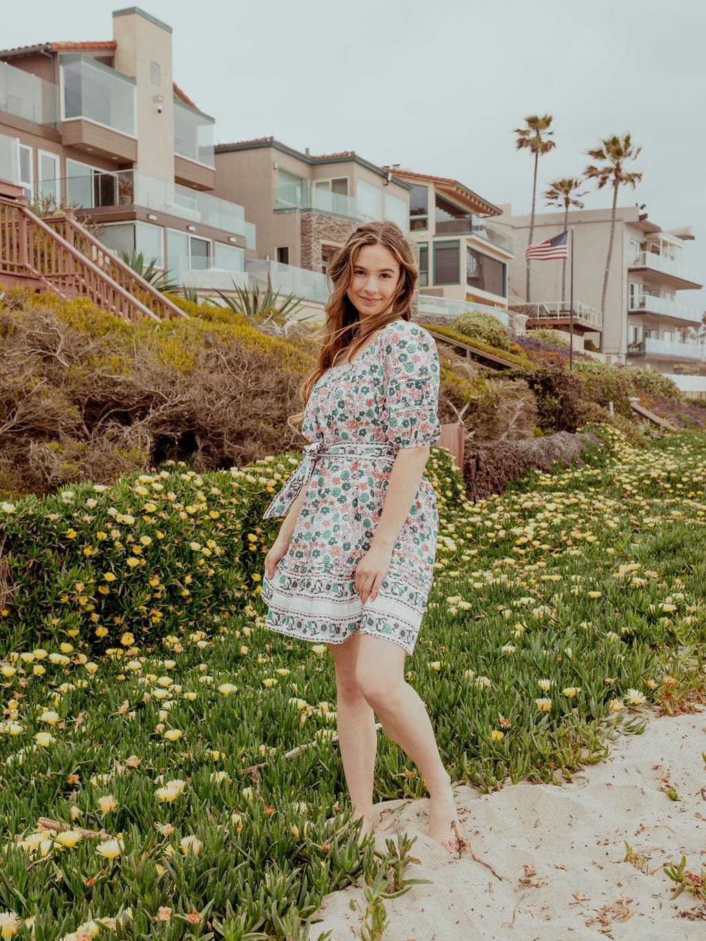 Cleobella Mara Mini Dress - Endless Waves