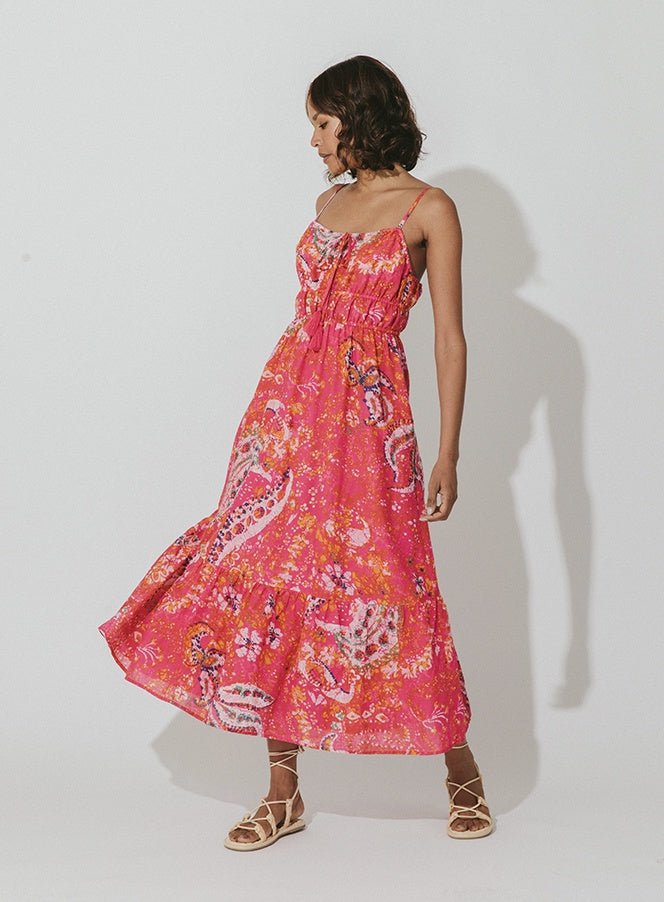 Cleobella Monaco Midi Dress - Endless Waves