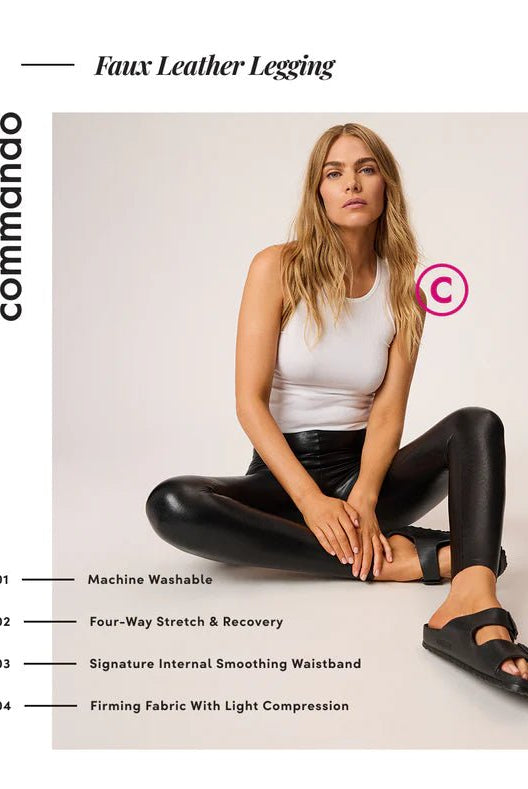 Commando Commando Faux Leather Leggings Endless Waves