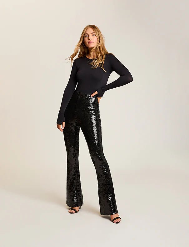 Commando Commando Sequin Flared Leggings Endless Waves