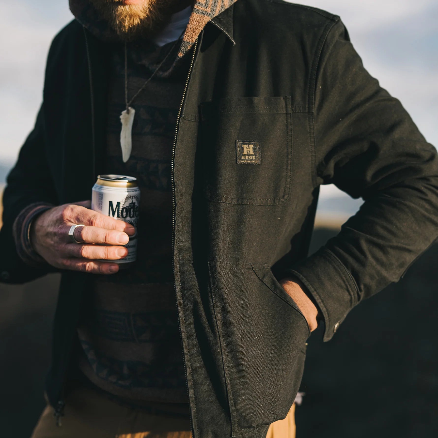 Howler Bros Conveyer Coat in Deep Night - Endless Waves