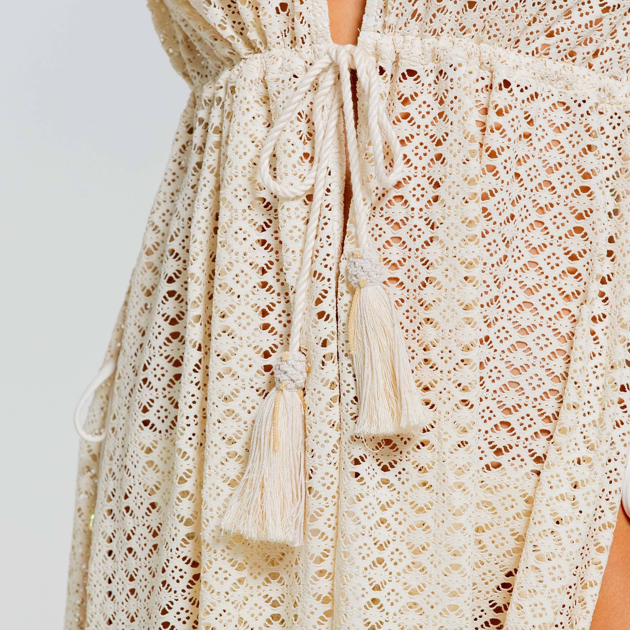 Cosita Linda Ethereal Crochet Kimono