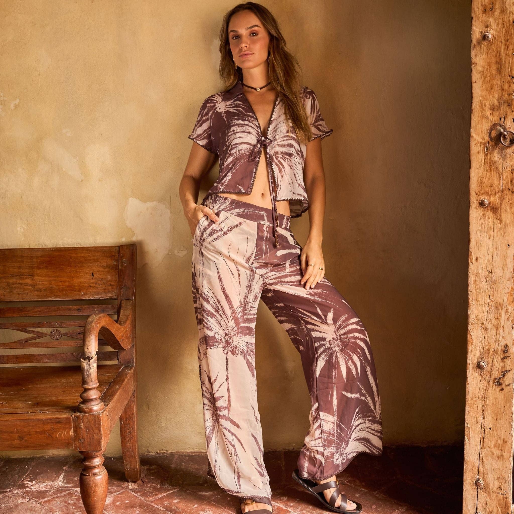 Cosita Linda Palm Breeze Beach Pant