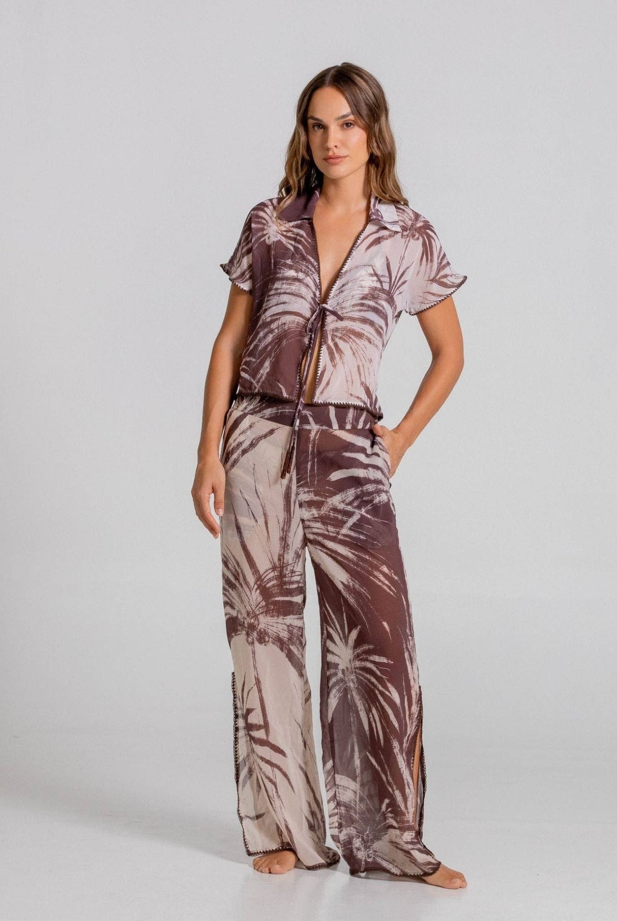 Cosita Linda Palm Breeze Relaxed Shirt