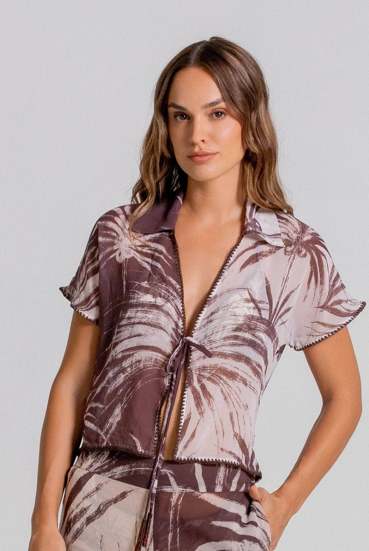Cosita Linda Palm Breeze Relaxed Shirt