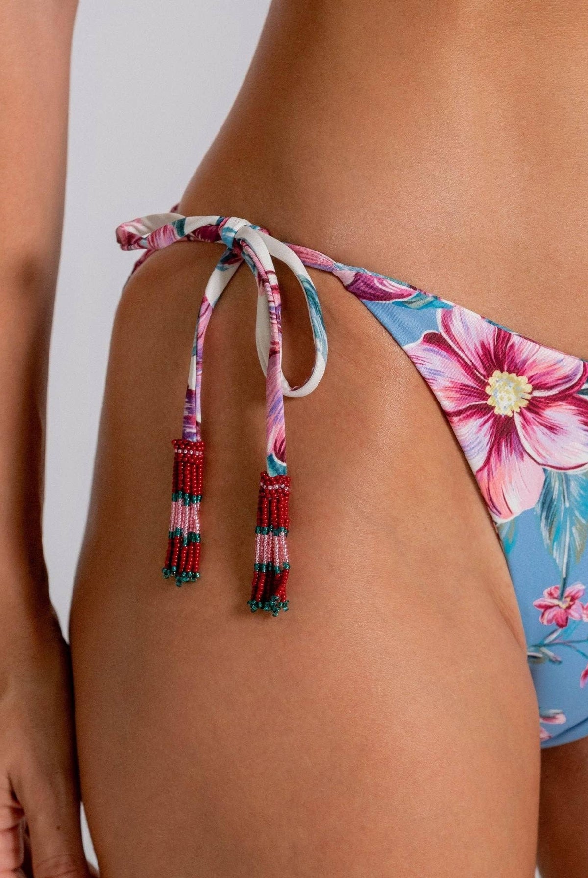 Costa Linda Bloomberry Luxe Reversible Tie Side Bikini Bottom
