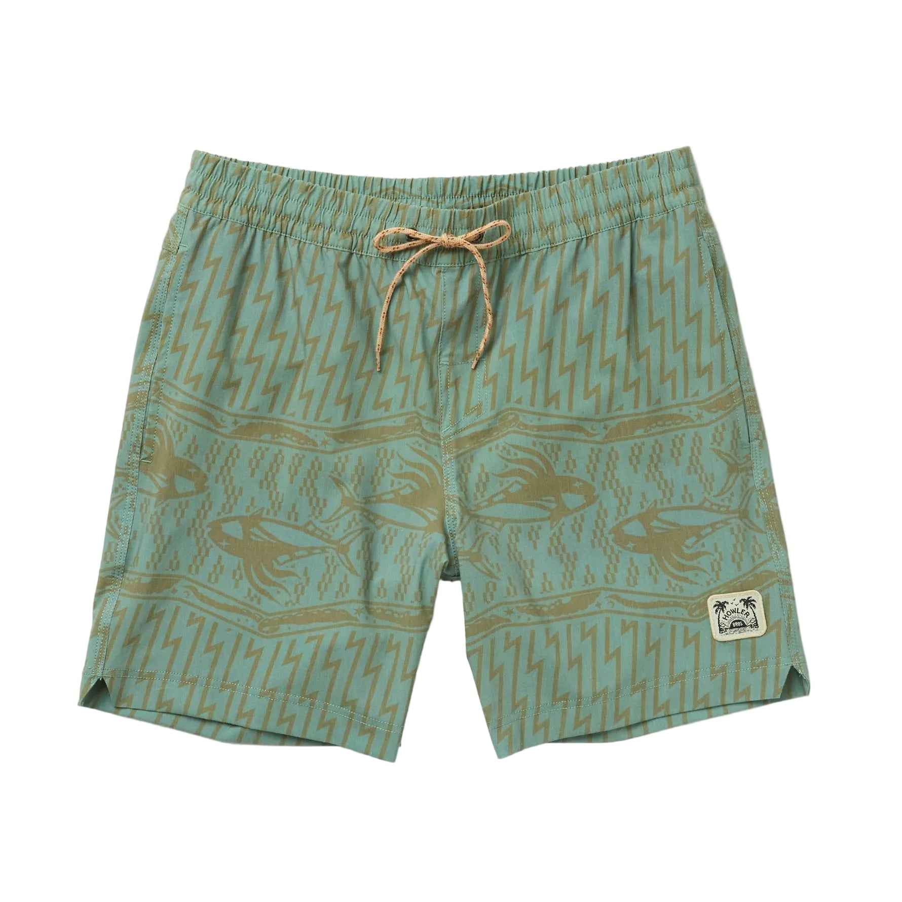 Piscine Era Mosaic Green Howler Bros Deep Set Boardshorts Endless Waves