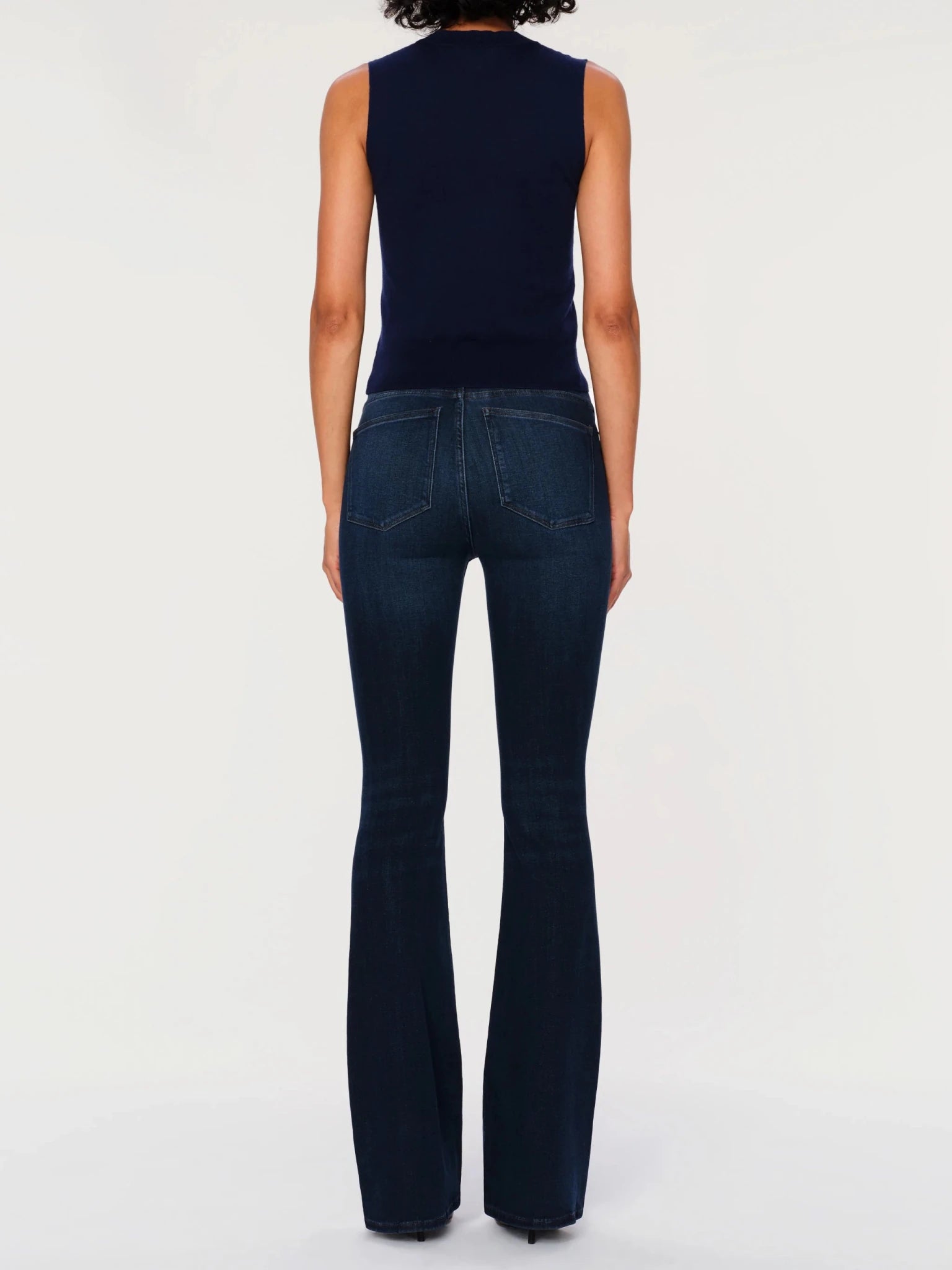 DL1961 Bridget Boot High Rise Instasculpt Jeans - Dark Indigo