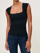 DL1961 Square Neck Top Instasculpt™ Rib - Endless Waves