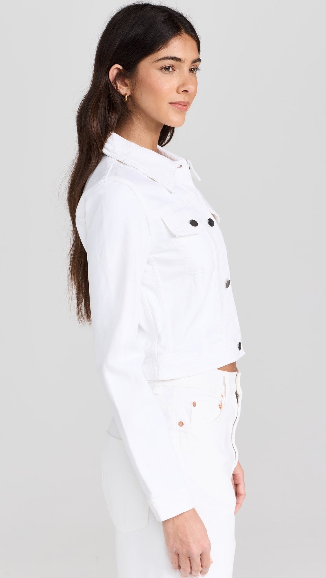 DL1961 Vika Denim Jacket in White