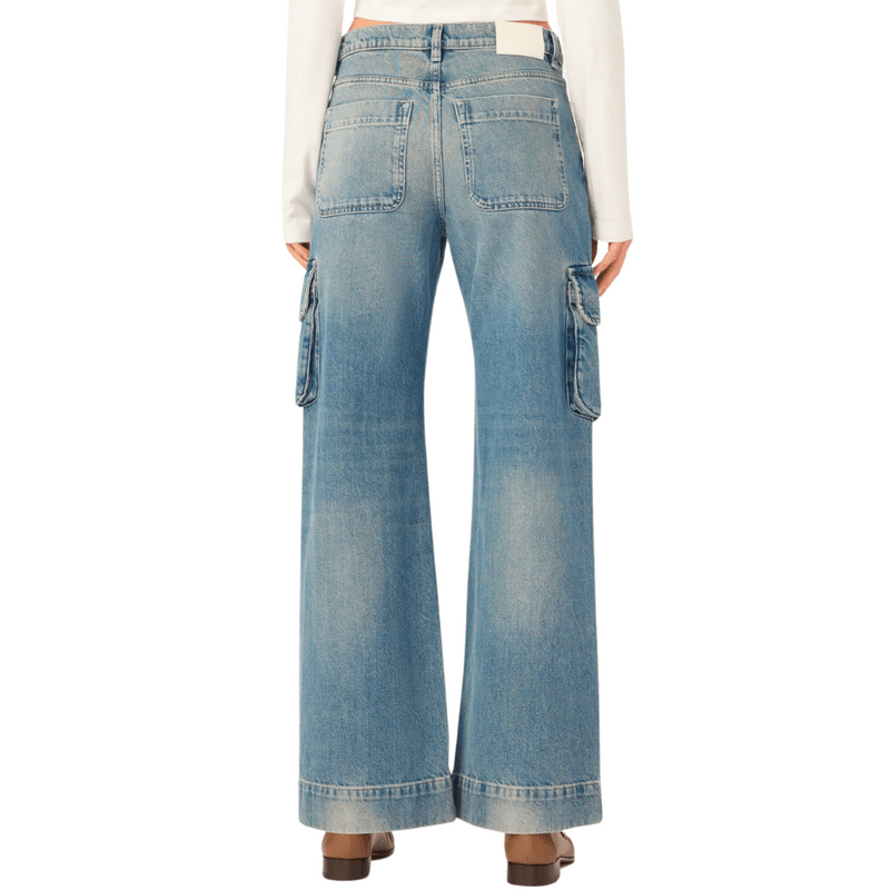 DL1961 Zoie Wide Leg Low Rise Cargos - Final Sale - Endless Waves