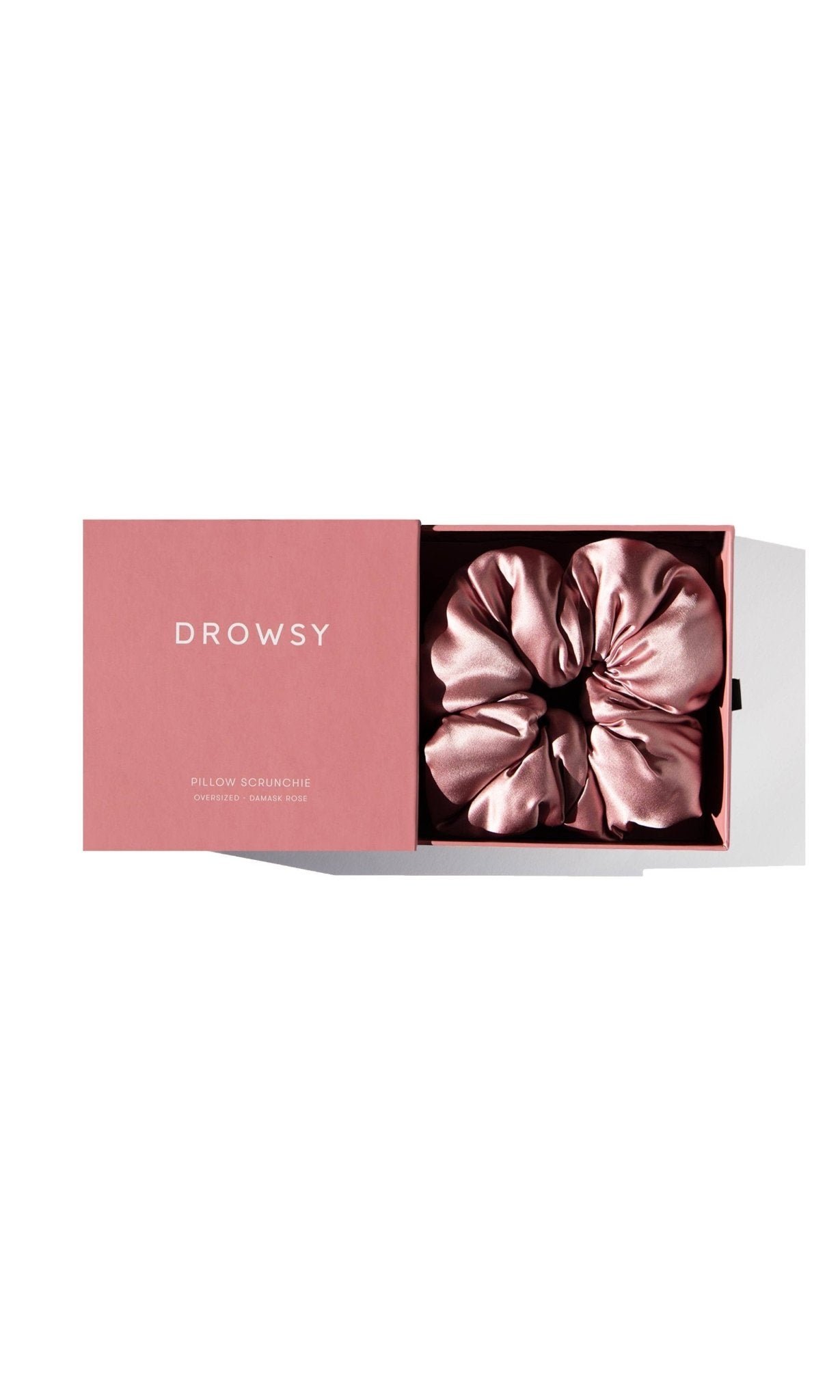 Drowsy Damask Rose Padded Scrunchie
