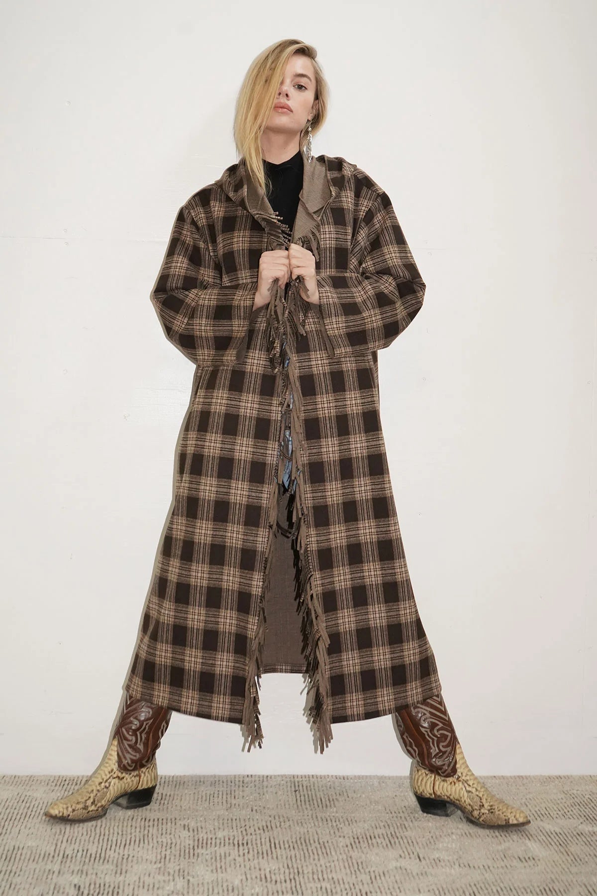 LNA LNA Dutton Plaid Coat Endless Waves