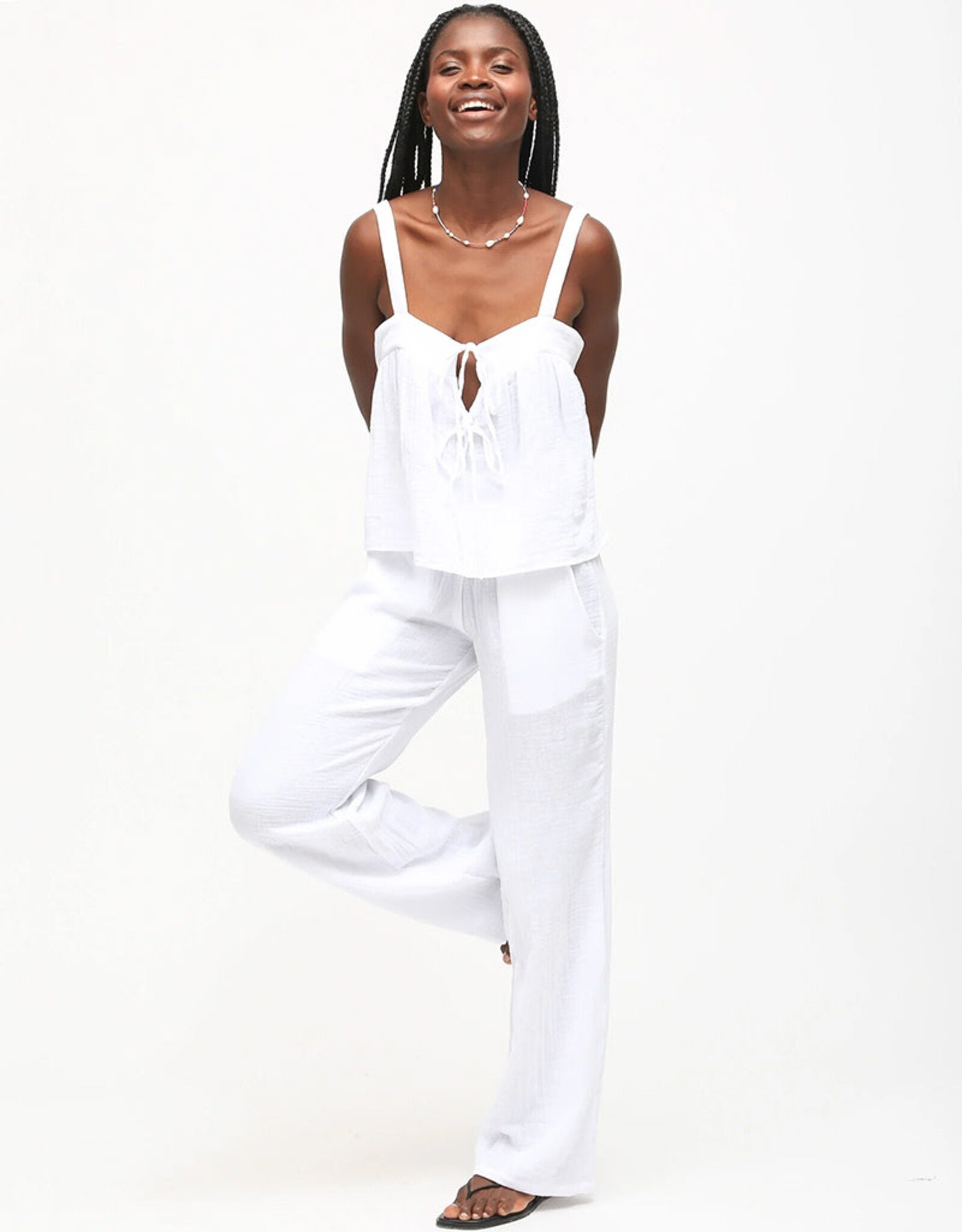 Electric & Rose Beach Pant in Cloud - Endless Waves