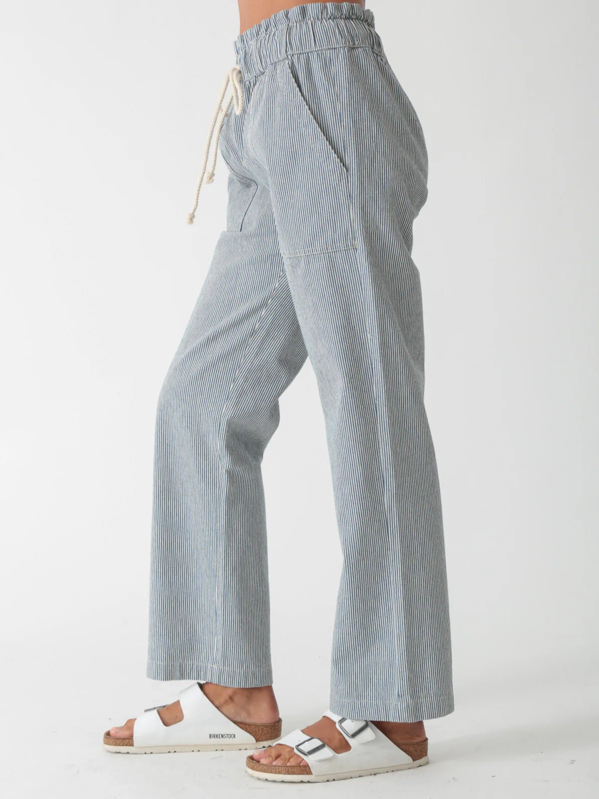 Electric & Rose Indigo Stripe Easy Pant - Endless Waves