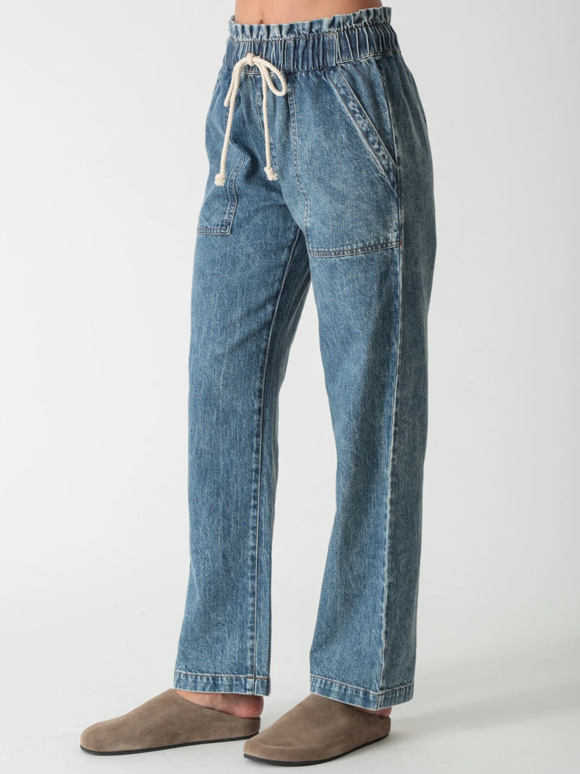 Electric & Rose Electric & Rose Denim Easy Pant Endless Waves