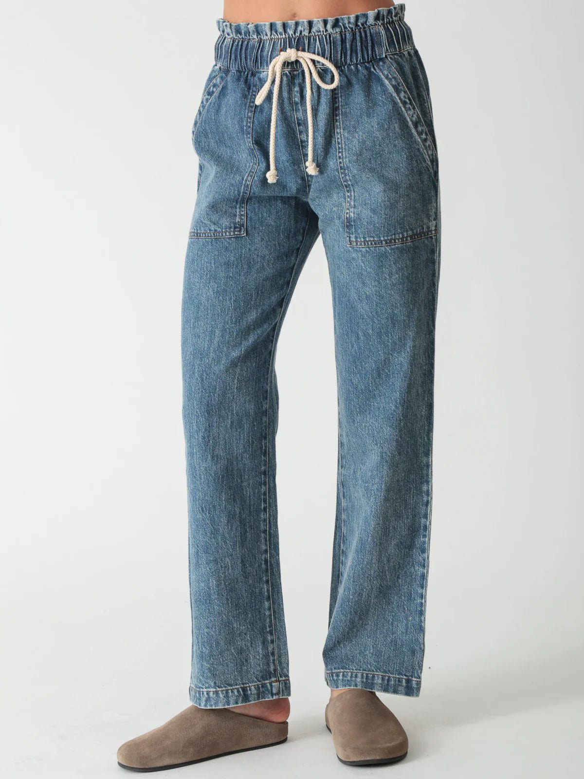 Electric & Rose Electric & Rose Denim Easy Pant Endless Waves