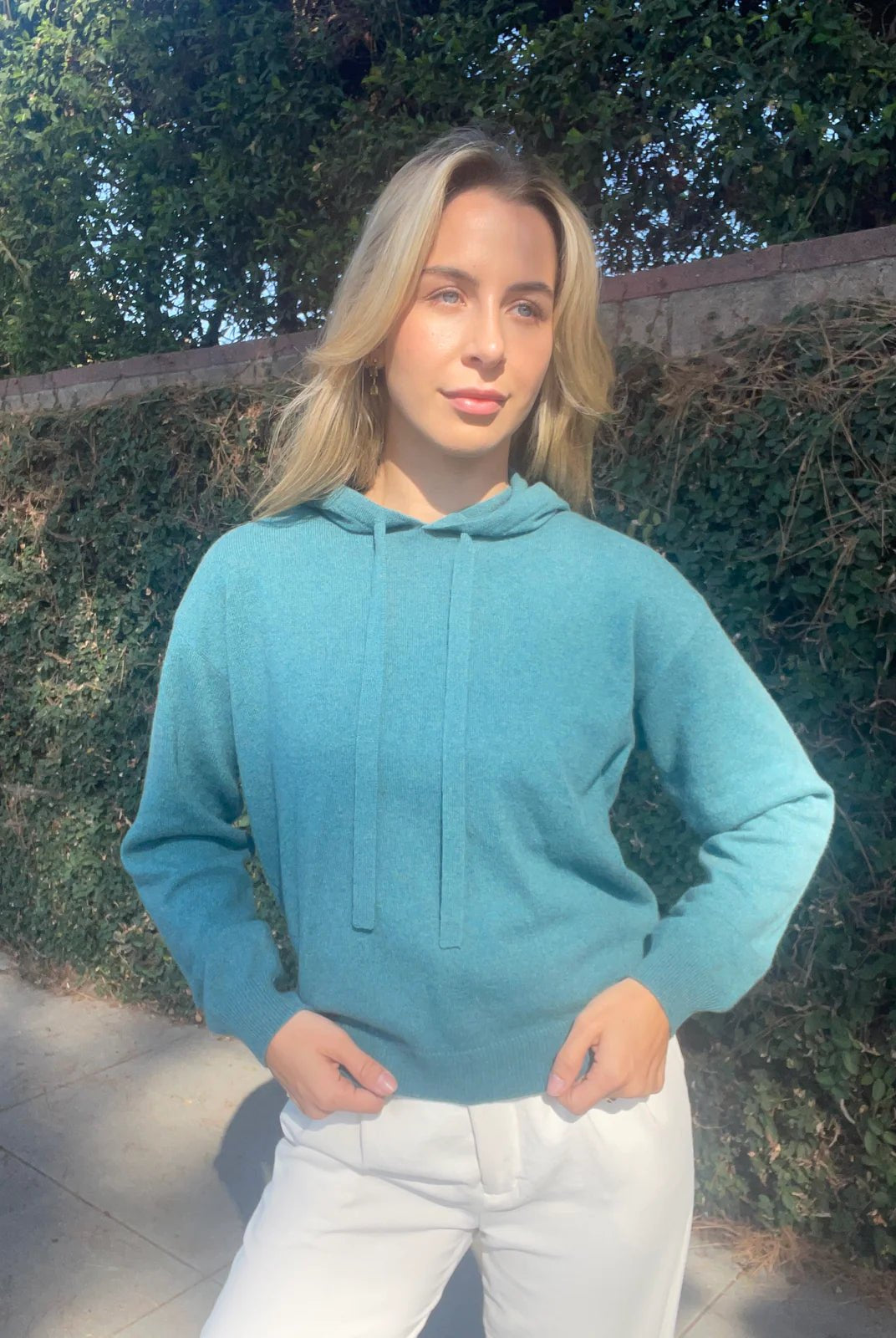 27 Miles Malibu 27 Miles Malibu Elina Cashmere Hoodie Endless Waves