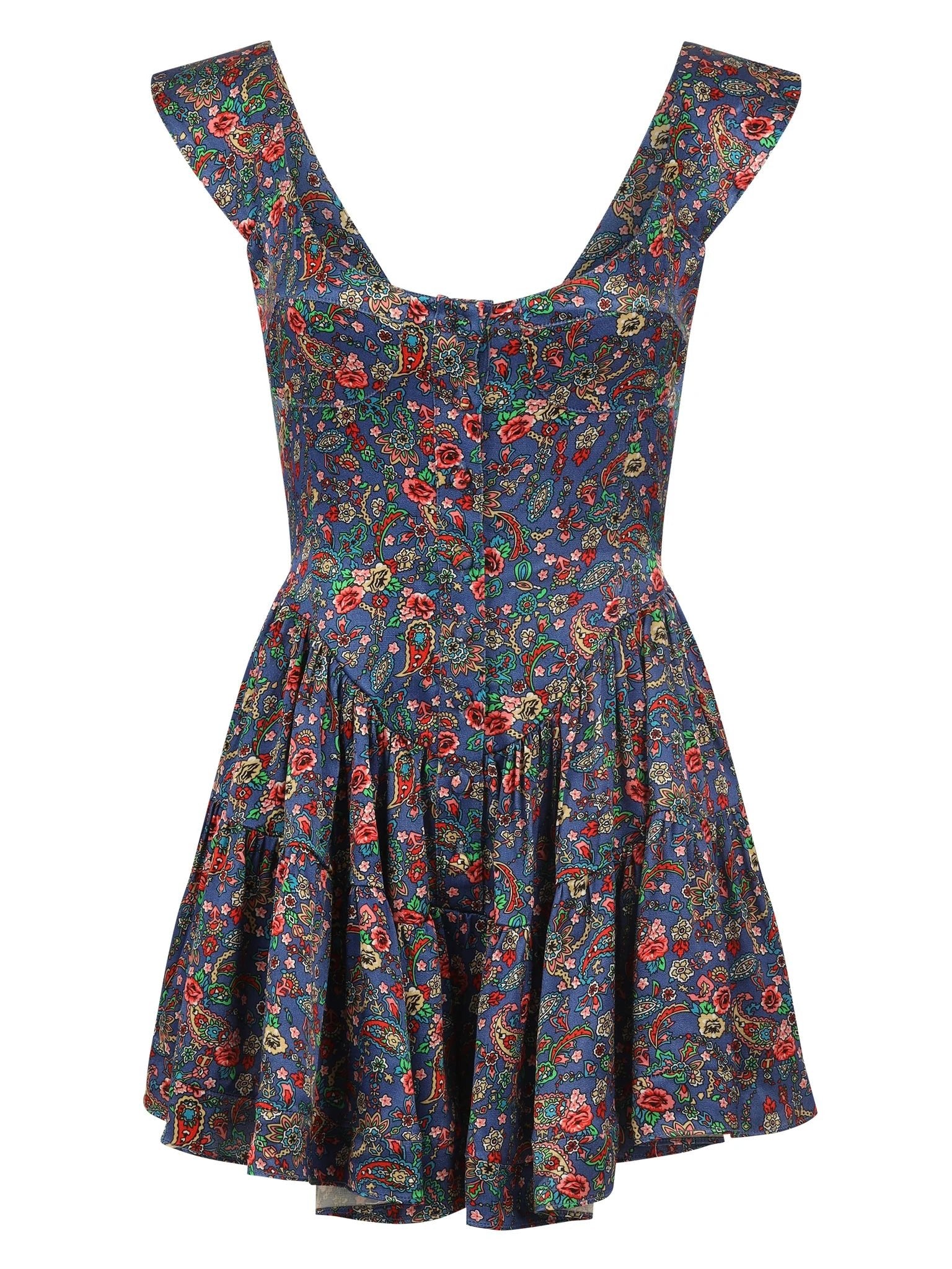 Elisabeth Romper Dress (Satin) - Endless Waves